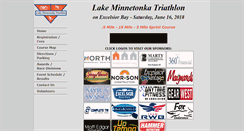 Desktop Screenshot of lakeminnetonkatriathlon.com